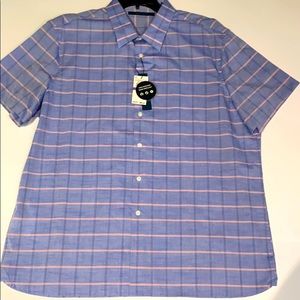 🎉 SalePerry Ellis true blue plaid 👕 XXL